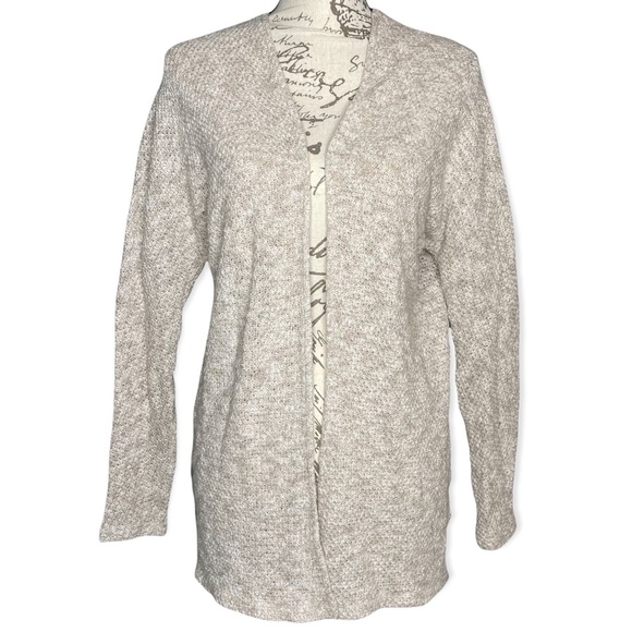 American Eagle Outfitters Sweaters - American Eagle knit open front cream cardigan size small